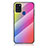 Carcasa Bumper Funda Silicona Espejo Gradiente Arco iris LS2 para Samsung Galaxy A21s