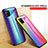 Carcasa Bumper Funda Silicona Espejo Gradiente Arco iris LS2 para Samsung Galaxy A42 5G