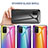 Carcasa Bumper Funda Silicona Espejo Gradiente Arco iris LS2 para Samsung Galaxy M02s