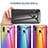 Carcasa Bumper Funda Silicona Espejo Gradiente Arco iris LS2 para Samsung Galaxy M10S