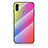 Carcasa Bumper Funda Silicona Espejo Gradiente Arco iris LS2 para Samsung Galaxy M11