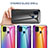 Carcasa Bumper Funda Silicona Espejo Gradiente Arco iris LS2 para Samsung Galaxy M31