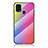 Carcasa Bumper Funda Silicona Espejo Gradiente Arco iris LS2 para Samsung Galaxy M31 Prime Edition