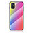 Carcasa Bumper Funda Silicona Espejo Gradiente Arco iris LS2 para Samsung Galaxy M31s