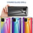 Carcasa Bumper Funda Silicona Espejo Gradiente Arco iris LS2 para Samsung Galaxy M60s