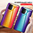 Carcasa Bumper Funda Silicona Espejo Gradiente Arco iris LS2 para Samsung Galaxy M80S