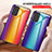 Carcasa Bumper Funda Silicona Espejo Gradiente Arco iris LS2 para Samsung Galaxy Note 20 5G