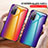 Carcasa Bumper Funda Silicona Espejo Gradiente Arco iris LS2 para Samsung Galaxy S20 FE 4G