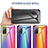 Carcasa Bumper Funda Silicona Espejo Gradiente Arco iris LS2 para Samsung Galaxy S20 FE 4G