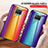 Carcasa Bumper Funda Silicona Espejo Gradiente Arco iris LS2 para Xiaomi Mi 10i 5G