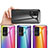 Carcasa Bumper Funda Silicona Espejo Gradiente Arco iris LS2 para Xiaomi Poco F4 5G