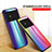 Carcasa Bumper Funda Silicona Espejo Gradiente Arco iris LS2 para Xiaomi Poco M4 5G