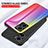 Carcasa Bumper Funda Silicona Espejo Gradiente Arco iris LS2 para Xiaomi Redmi 11 Prime 5G