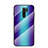 Carcasa Bumper Funda Silicona Espejo Gradiente Arco iris LS2 para Xiaomi Redmi 9