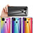 Carcasa Bumper Funda Silicona Espejo Gradiente Arco iris LS2 para Xiaomi Redmi 9C