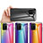 Carcasa Bumper Funda Silicona Espejo Gradiente Arco iris LS2 para Xiaomi Redmi Note 10 Pro 5G