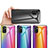Carcasa Bumper Funda Silicona Espejo Gradiente Arco iris LS2 para Xiaomi Redmi Note 10T 5G
