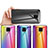 Carcasa Bumper Funda Silicona Espejo Gradiente Arco iris LS2 para Xiaomi Redmi Note 9 Pro Max