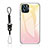 Carcasa Bumper Funda Silicona Espejo Gradiente Arco iris M01 para Apple iPhone 15 Pro