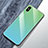 Carcasa Bumper Funda Silicona Espejo Gradiente Arco iris M01 para Apple iPhone Xs
