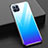 Carcasa Bumper Funda Silicona Espejo Gradiente Arco iris M01 para Oppo Reno4 SE 5G