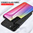 Carcasa Bumper Funda Silicona Espejo Gradiente Arco iris M01 para Samsung Galaxy S21 FE 5G