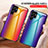 Carcasa Bumper Funda Silicona Espejo Gradiente Arco iris M01 para Samsung Galaxy S24 Ultra 5G