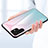 Carcasa Bumper Funda Silicona Espejo Gradiente Arco iris M02 para Samsung Galaxy S22 Ultra 5G