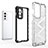 Carcasa Bumper Funda Silicona Transparente 360 Grados AM1 para OnePlus 9RT 5G