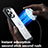 Carcasa Bumper Funda Silicona Transparente 360 Grados con Mag-Safe Magnetic AC1 para Apple iPhone 13 Pro