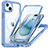 Carcasa Bumper Funda Silicona Transparente 360 Grados con Mag-Safe Magnetic T01 para Apple iPhone 14