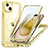 Carcasa Bumper Funda Silicona Transparente 360 Grados con Mag-Safe Magnetic T01 para Apple iPhone 14
