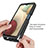 Carcasa Bumper Funda Silicona Transparente 360 Grados JX2 para Samsung Galaxy M12