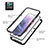 Carcasa Bumper Funda Silicona Transparente 360 Grados M01 para Samsung Galaxy S22 Plus 5G