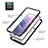 Carcasa Bumper Funda Silicona Transparente 360 Grados M01 para Samsung Galaxy S23 5G