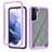 Carcasa Bumper Funda Silicona Transparente 360 Grados M02 para Samsung Galaxy S21 FE 5G