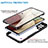 Carcasa Bumper Funda Silicona Transparente 360 Grados MJ1 para Samsung Galaxy F12