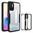 Carcasa Bumper Funda Silicona Transparente 360 Grados MJ1 para Xiaomi Redmi Note 10 5G