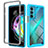 Carcasa Bumper Funda Silicona Transparente 360 Grados para Motorola Moto Edge Lite 5G