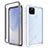 Carcasa Bumper Funda Silicona Transparente 360 Grados ZJ1 para Google Pixel 5 XL 5G