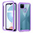 Carcasa Bumper Funda Silicona Transparente 360 Grados ZJ1 para Realme C21Y