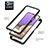Carcasa Bumper Funda Silicona Transparente 360 Grados ZJ1 para Samsung Galaxy A32 4G