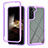 Carcasa Bumper Funda Silicona Transparente 360 Grados ZJ1 para Samsung Galaxy S24 5G