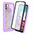 Carcasa Bumper Funda Silicona Transparente 360 Grados ZJ3 para Motorola Moto G10