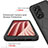 Carcasa Bumper Funda Silicona Transparente 360 Grados ZJ3 para Samsung Galaxy A73 5G