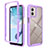 Carcasa Bumper Funda Silicona Transparente 360 Grados ZJ4 para Motorola Moto G53y 5G