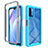 Carcasa Bumper Funda Silicona Transparente 360 Grados ZJ4 para Xiaomi Redmi 9 Power