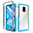 Carcasa Bumper Funda Silicona Transparente 360 Grados ZJ4 para Xiaomi Redmi Note 9 Pro