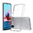 Carcasa Bumper Funda Silicona Transparente 360 Grados ZJ5 para Xiaomi Redmi Note 10 4G