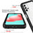 Carcasa Bumper Funda Silicona Transparente 360 Grados ZJ6 para Samsung Galaxy M32 5G